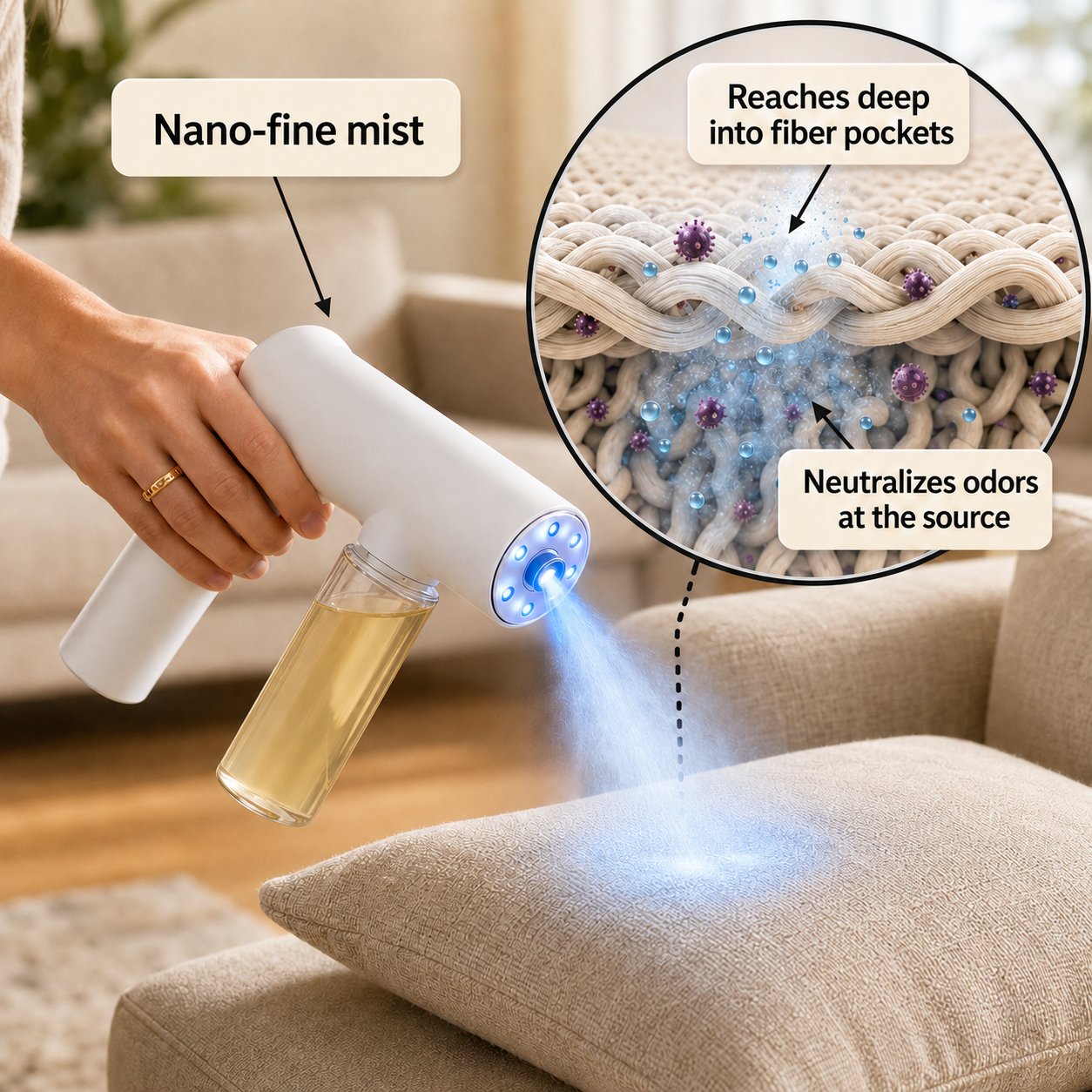 Trueclean™ Nano Bio-Enzyme Deodorizer