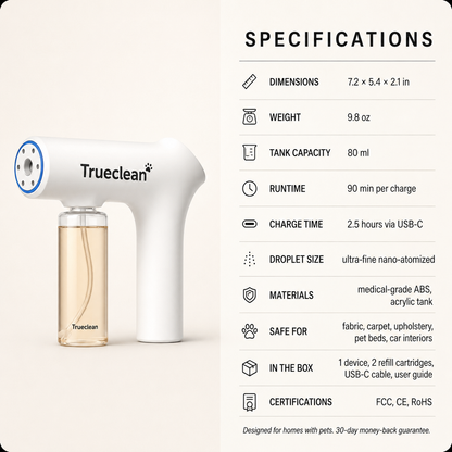 Trueclean™ Nano Bio-Enzyme Deodorizer